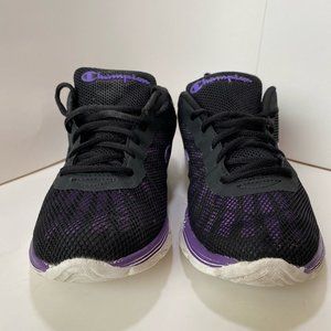 Champion Mesh Memory foam lace up tennis shoe Purple Women  Size 9